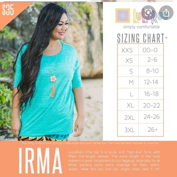 Lularoe Irma Tunic  - Picture 7 of 7